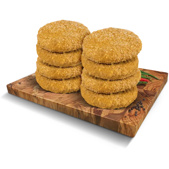Medallones de pollo rebozados